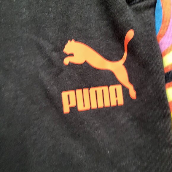 Puma Men Activewear Pants XXL Black Sweatpants Jogger Logo 28" - Picture 3 of 10